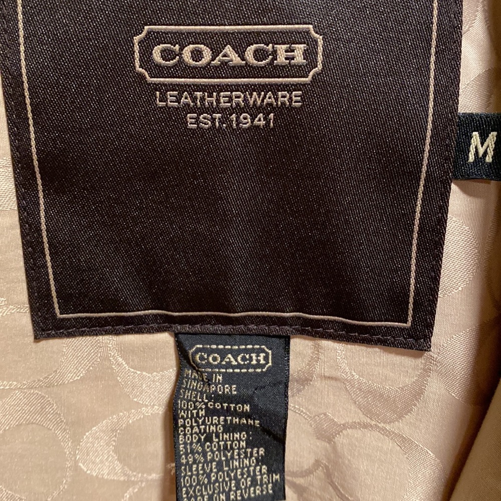 Coach Trench - Rain Coat - Picture 2 of 8